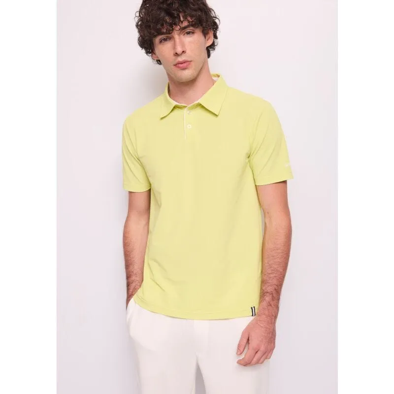 Polo gialla da uomo in piquet