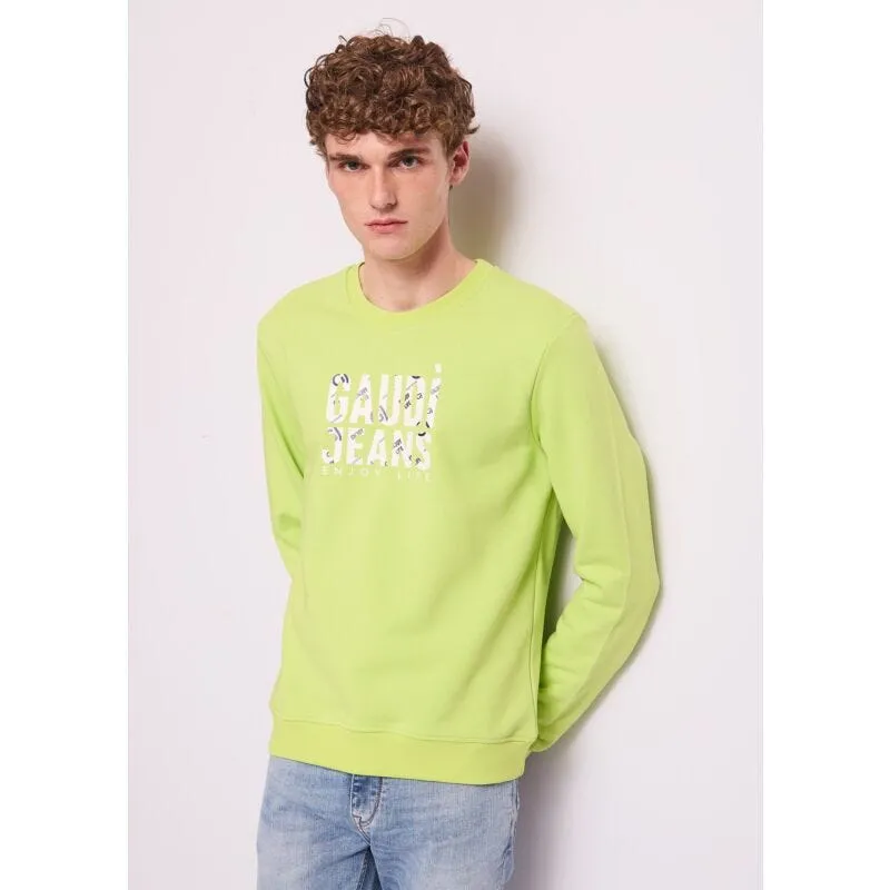 Felpa da uomo in cotone con logo