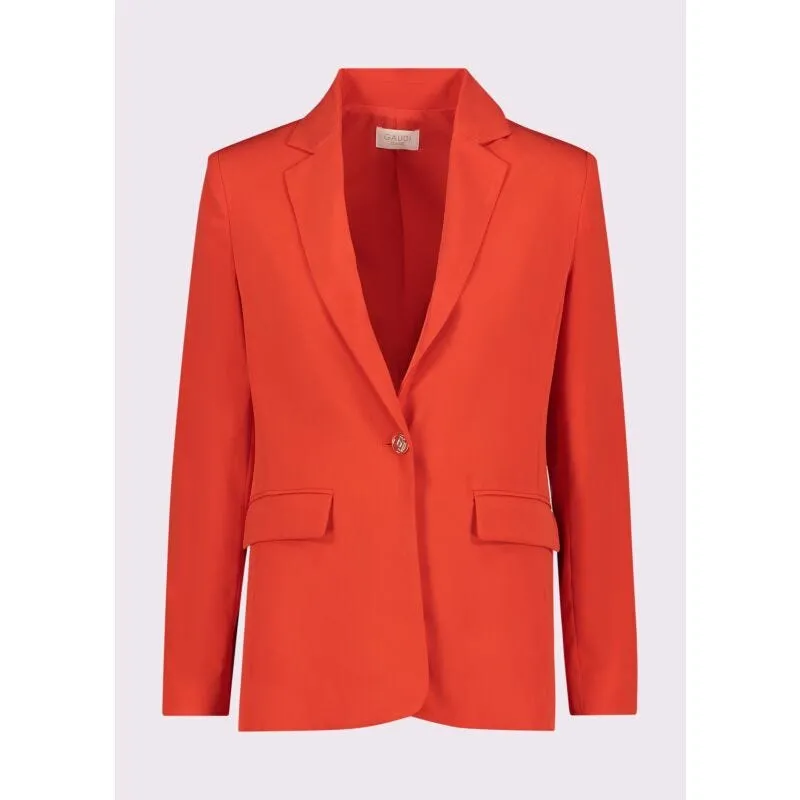 Blazer donna rosso monopetto