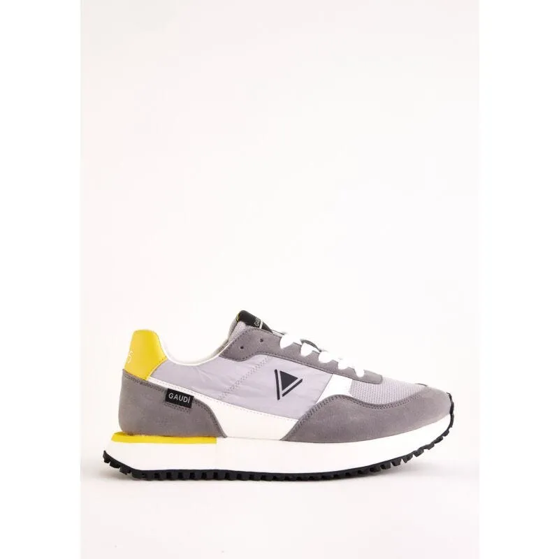 Sneaker running in nylon e similpelle