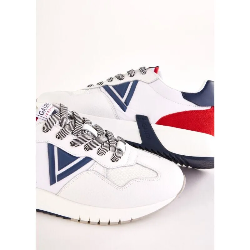 Sneaker running in pelle e nylon