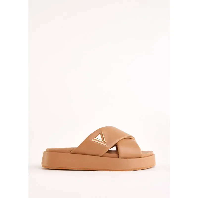 Sabot beige in similpelle