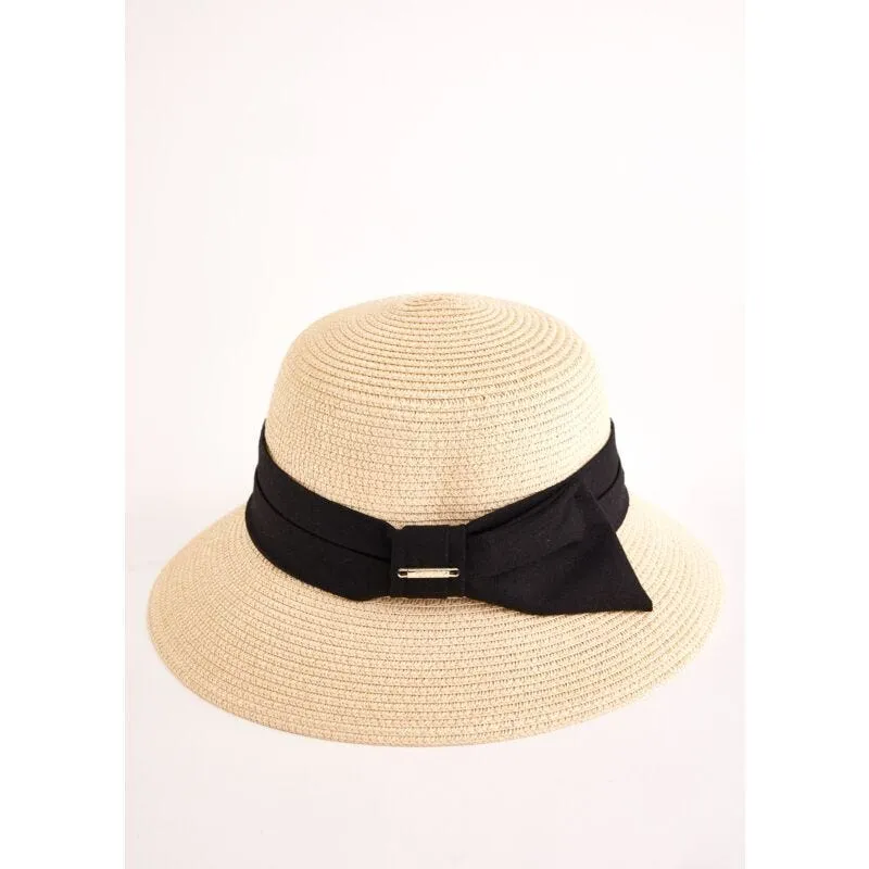 Cappello donna in rafia