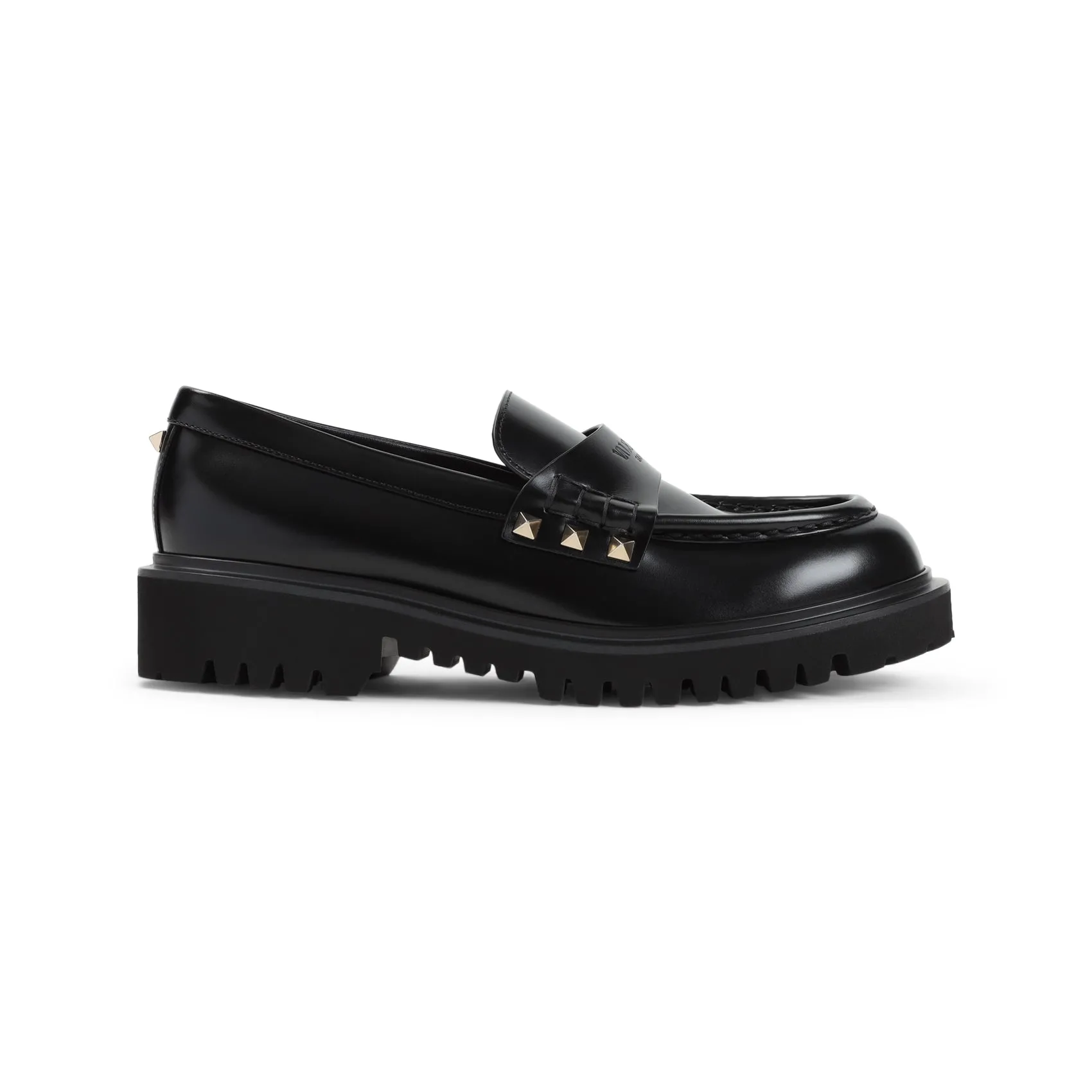 Black Leather Loafers