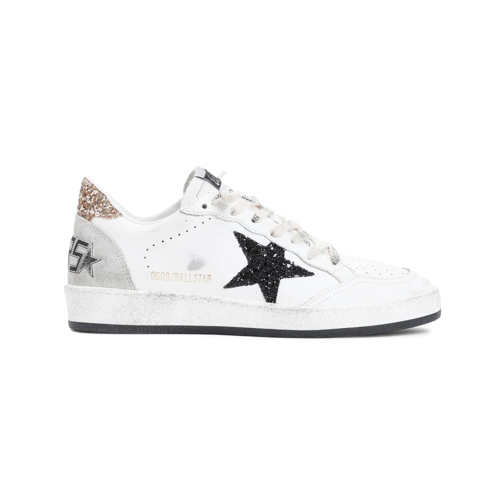 White Cow Leather Ballstar Sneakers