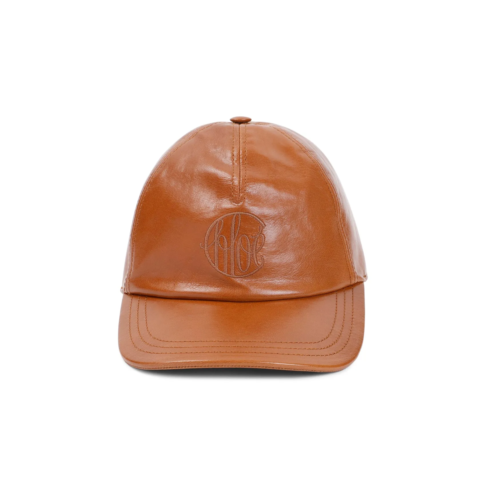 Brown Swing Leather Cap