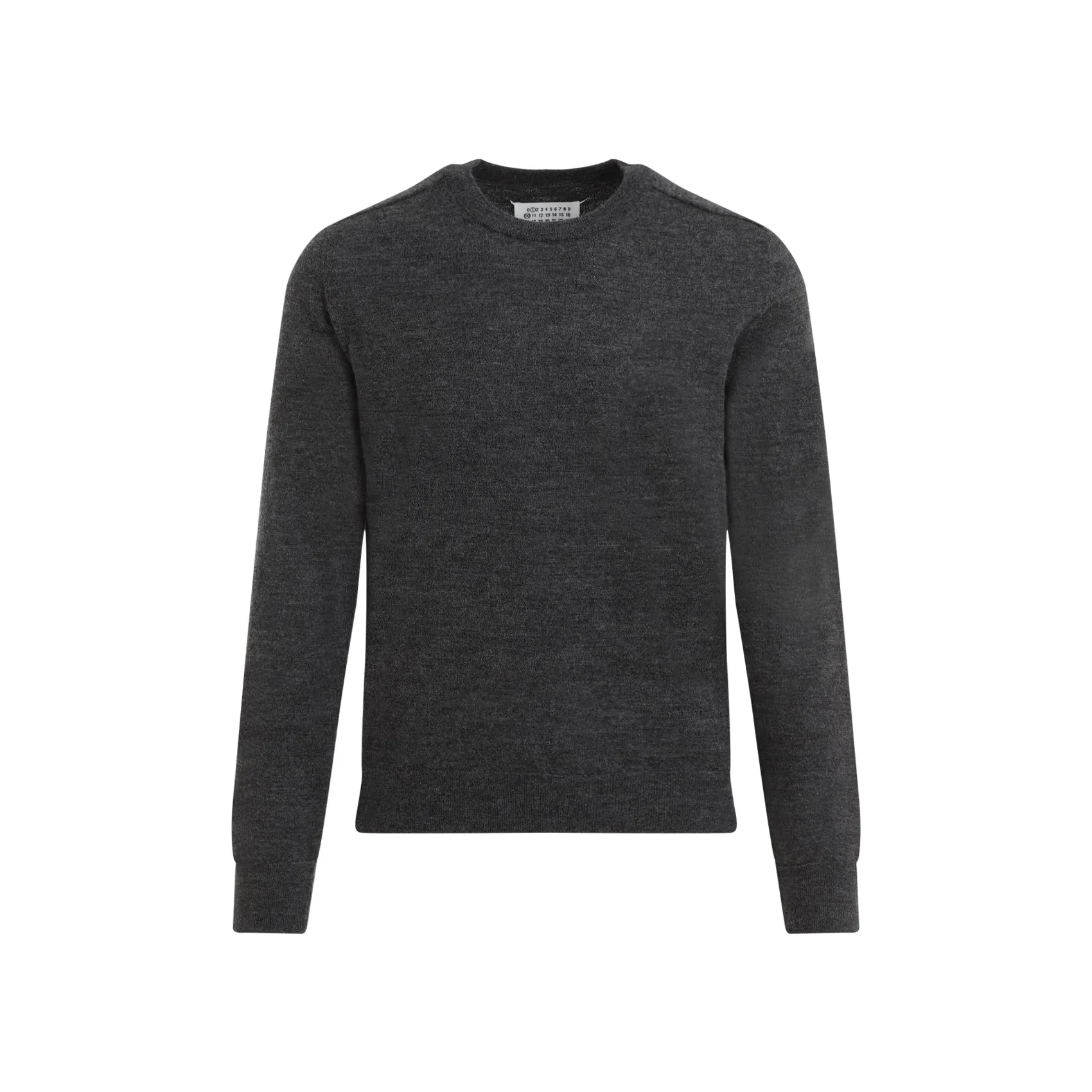 Charcoal Grey Wool Crewneck
