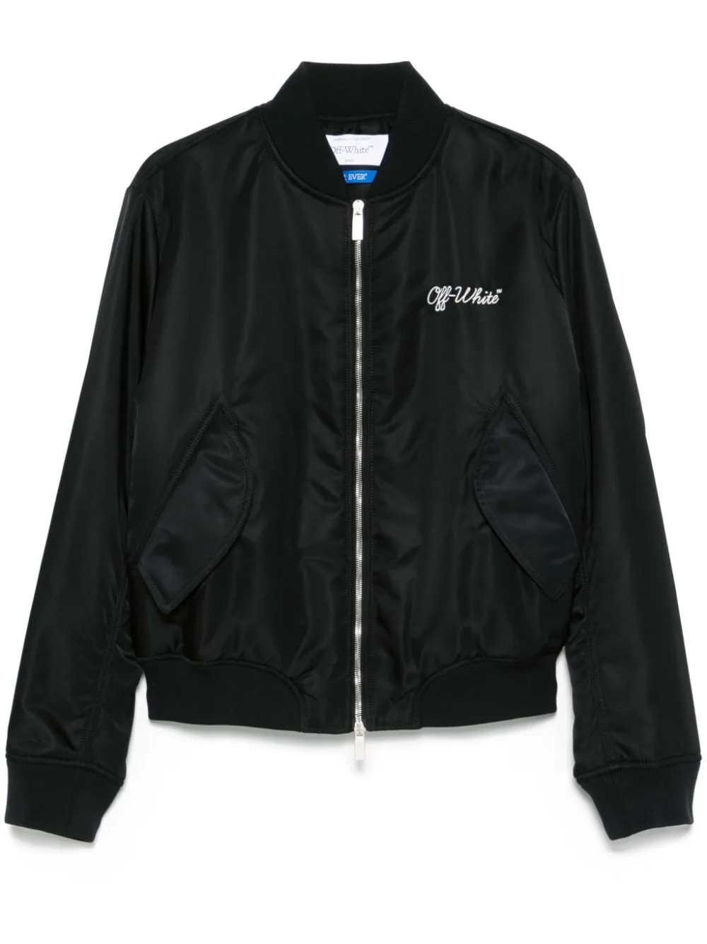 Giacca Bomber Con Scritta Logo