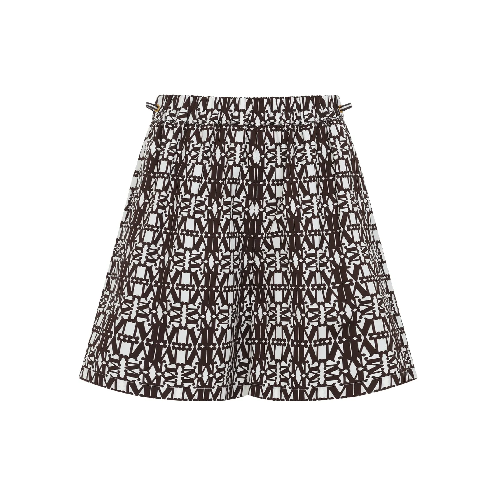 Brown Taiga Cotton Shorts