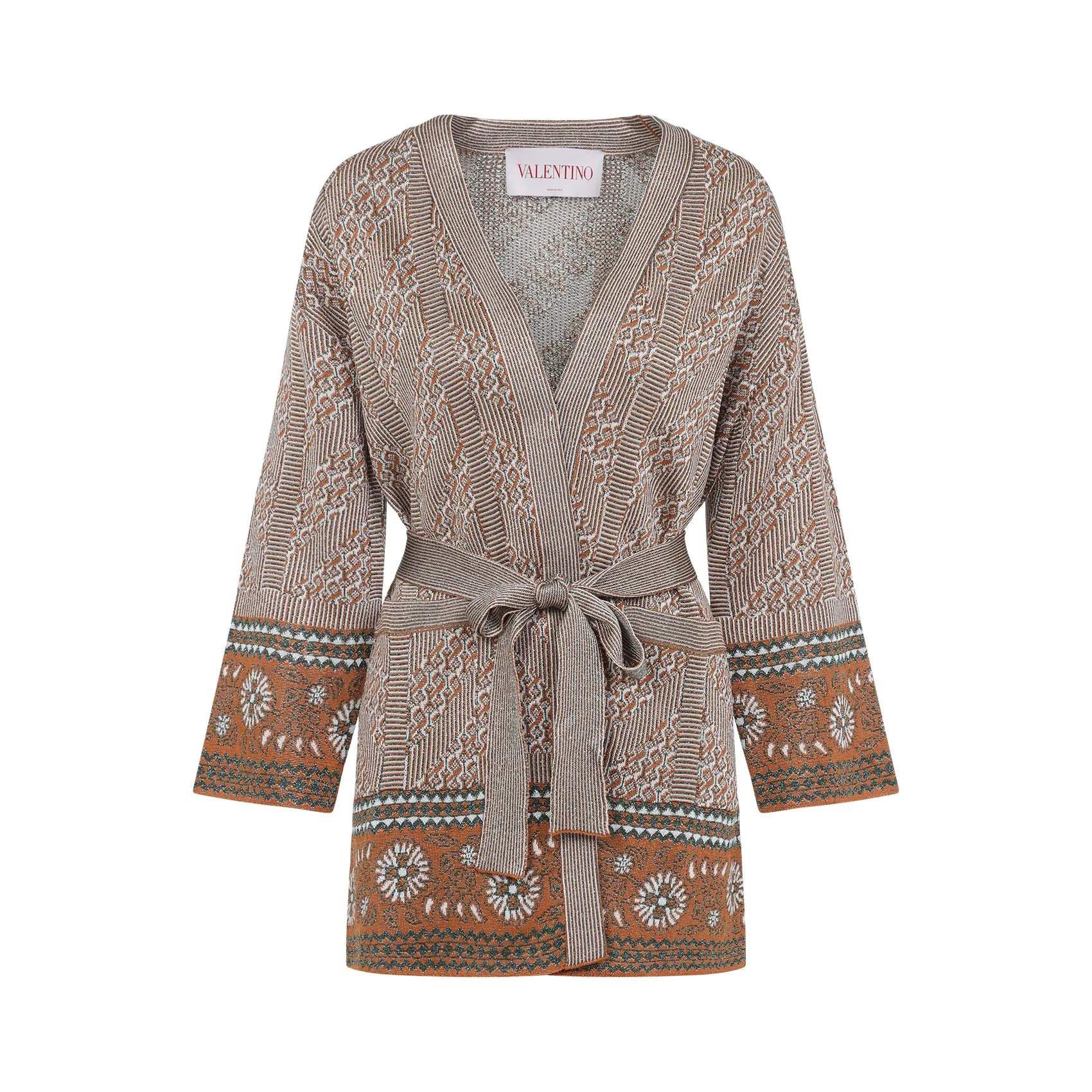Beige Viscose Cardigan