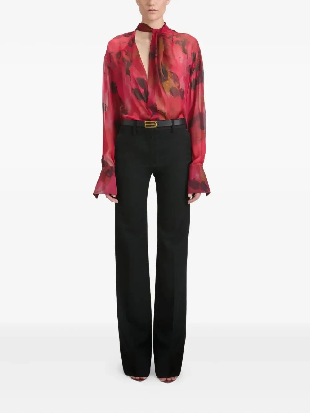 Black Double Wool Coat