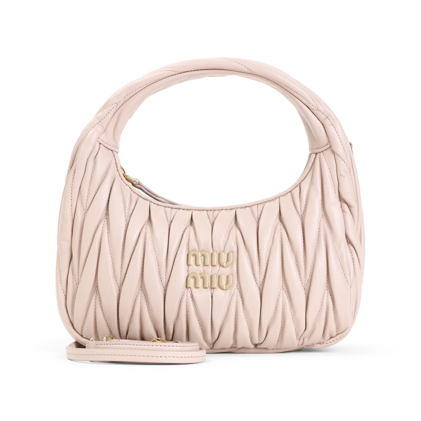Cipria Lamb Leather Handbag