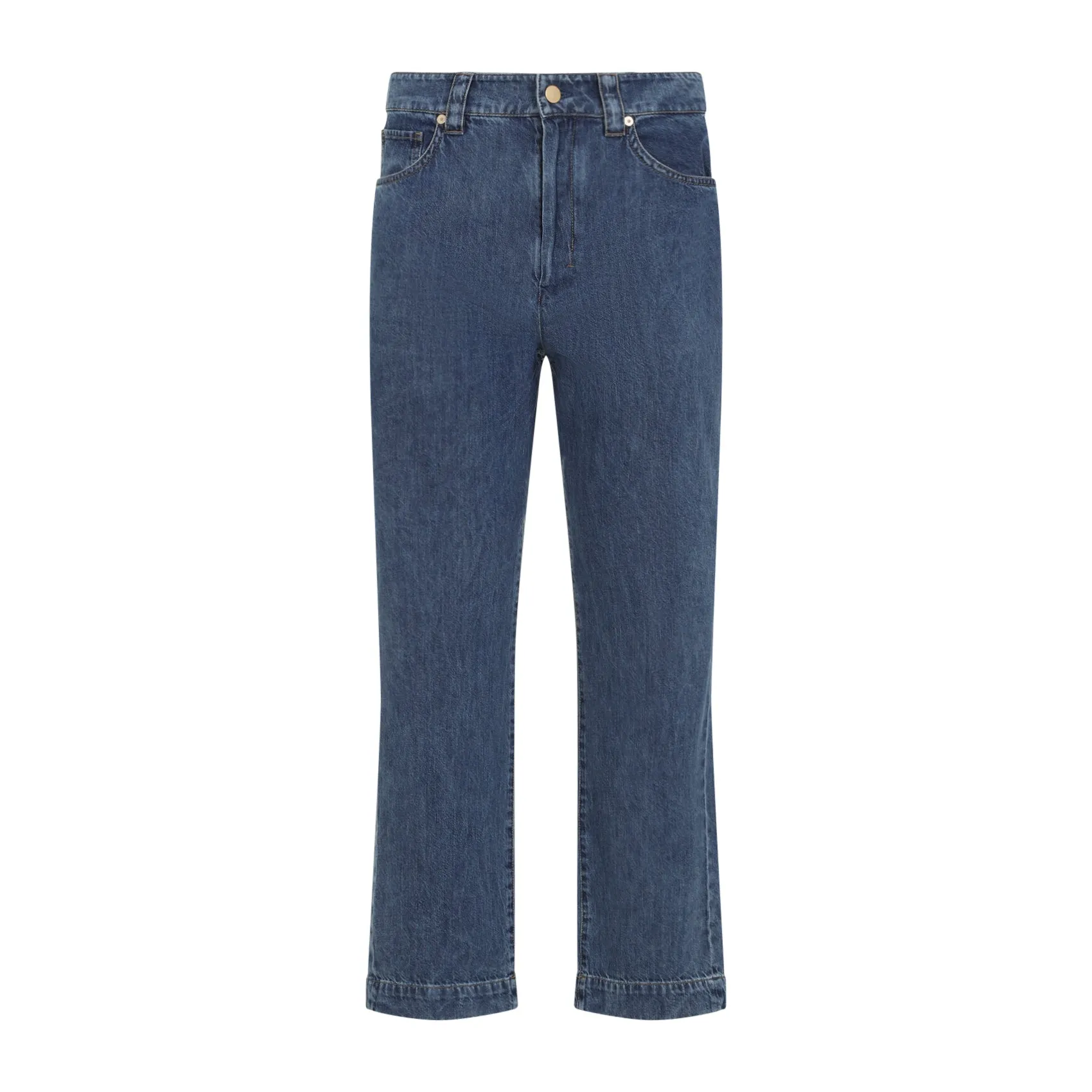 Blue Cassia Cotton Jeans