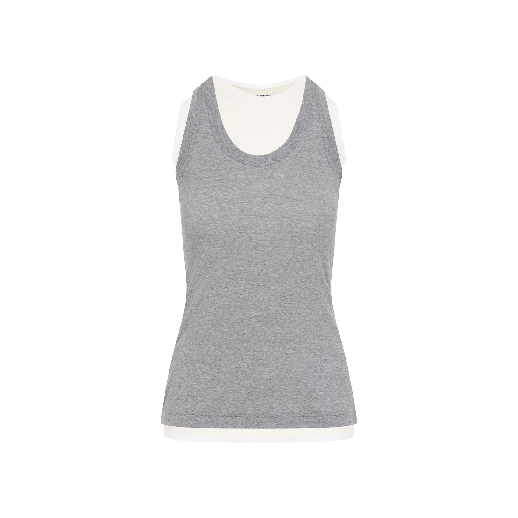 Grey Kit Cotton Tank Top