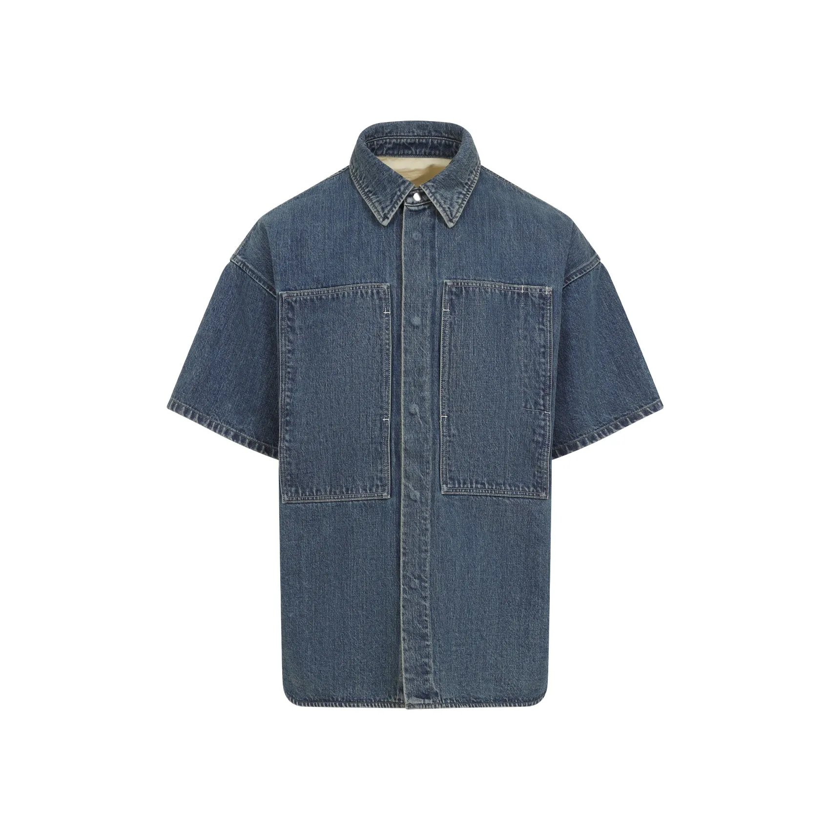 Blue 168 Cotton Shirt