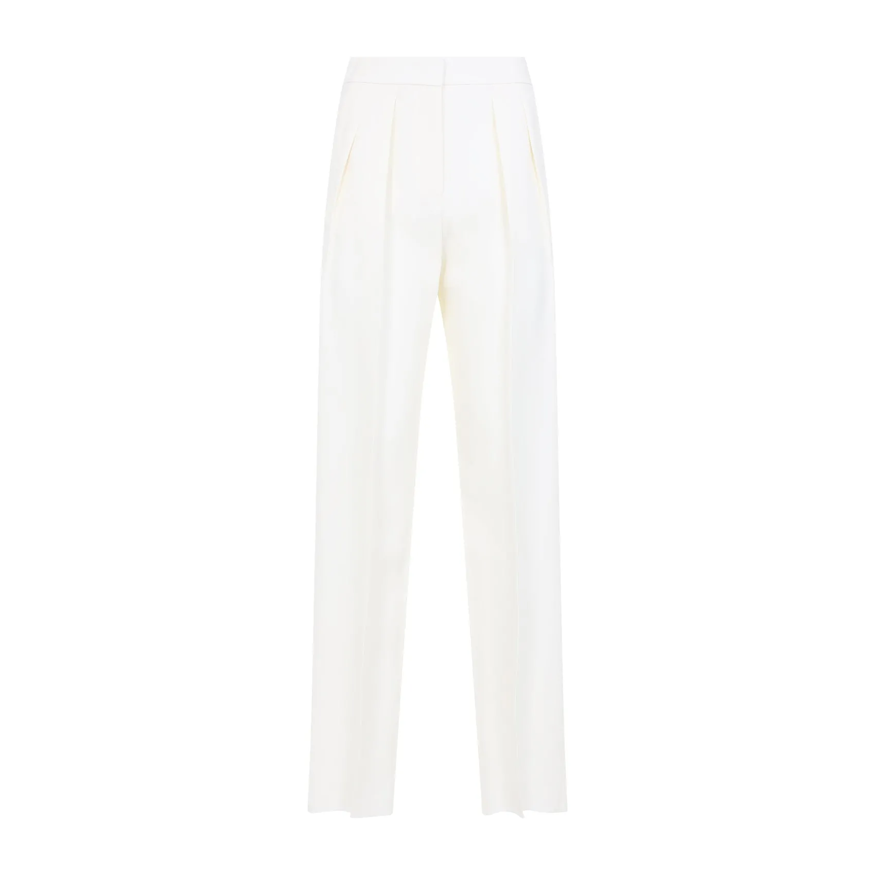 White Silk Pants
