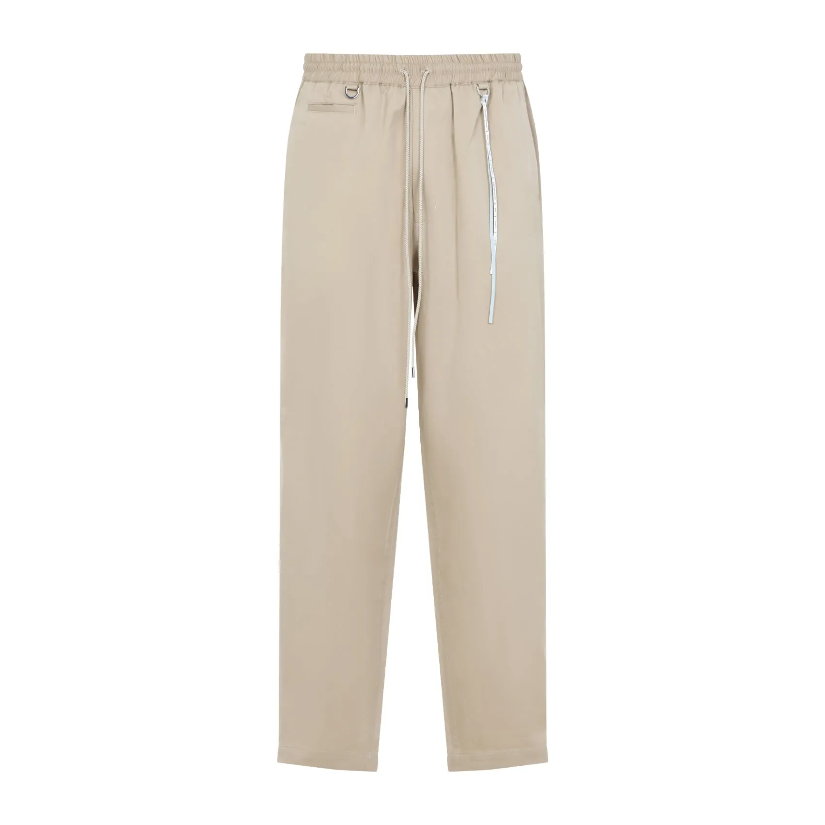 Beige Easy Cotton Pants