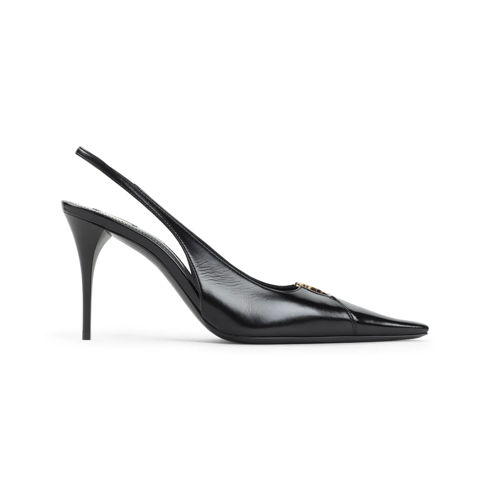 Black Babylone 80 Calf Leather Pumps