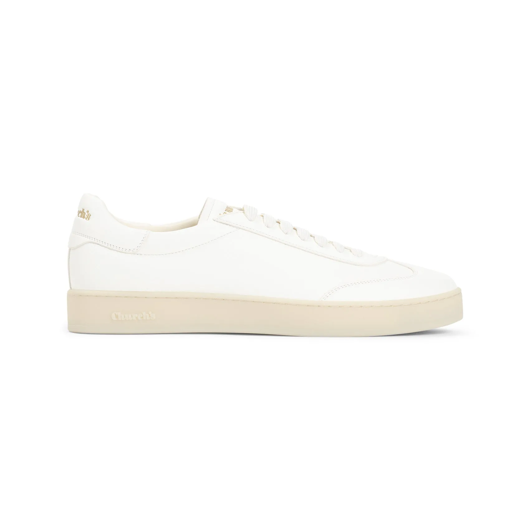 Ivory White Deer Leather Largs 2 Shoes