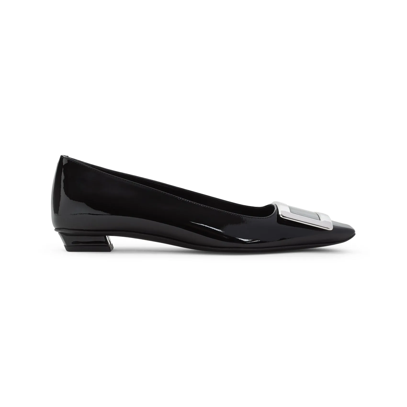 Black Belle Vivier 25 Leather Pumps