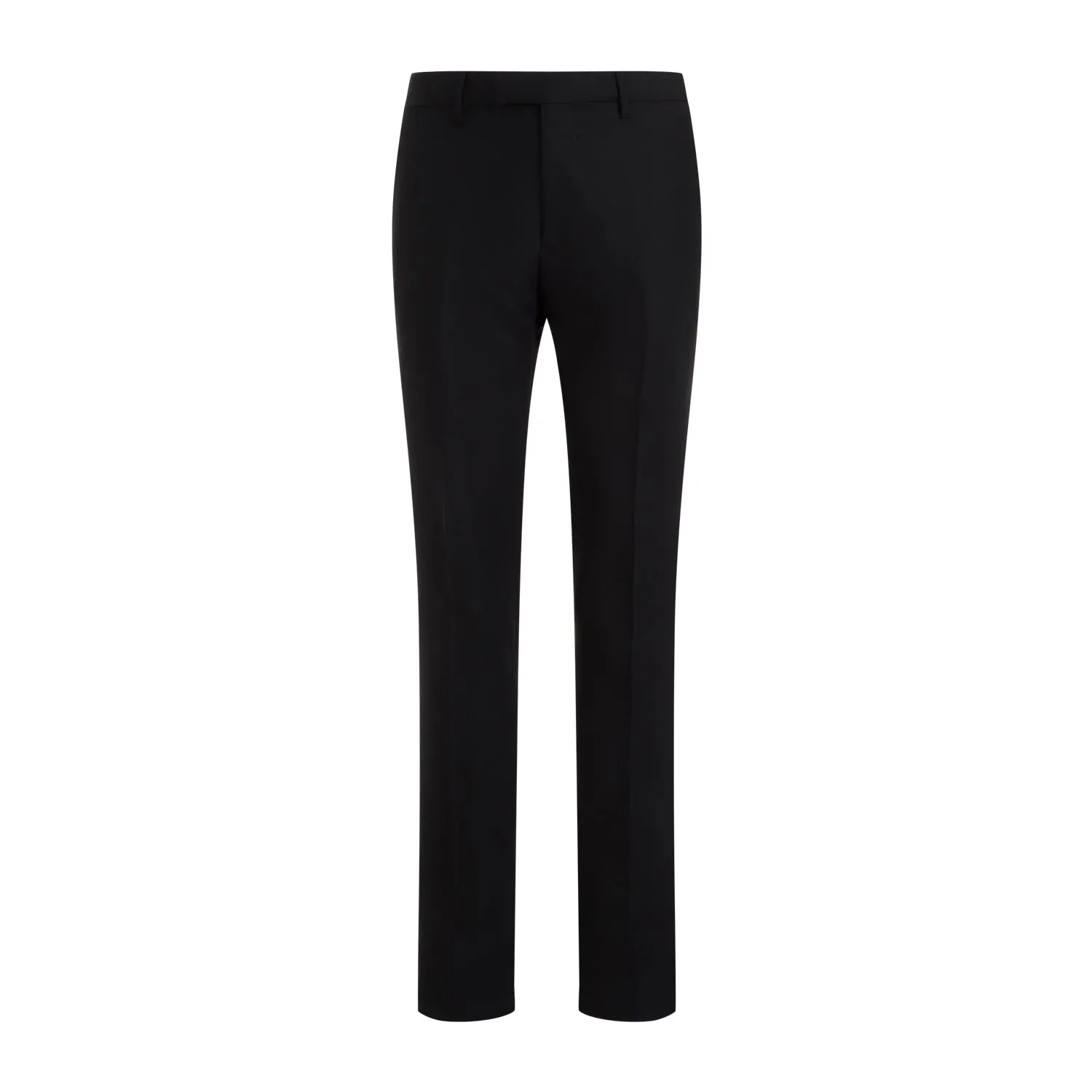 Black Evening Wool Trousers