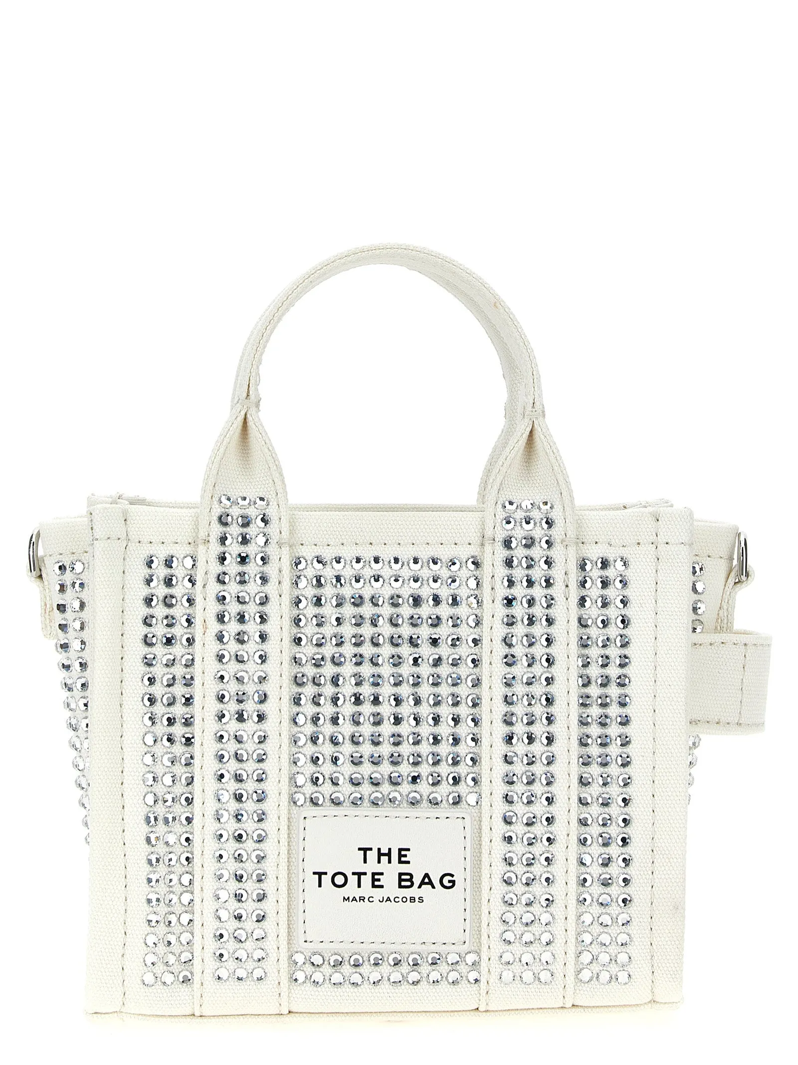 The Crystal Canvas Crossbody Tote Borse A Tracolla Bianco