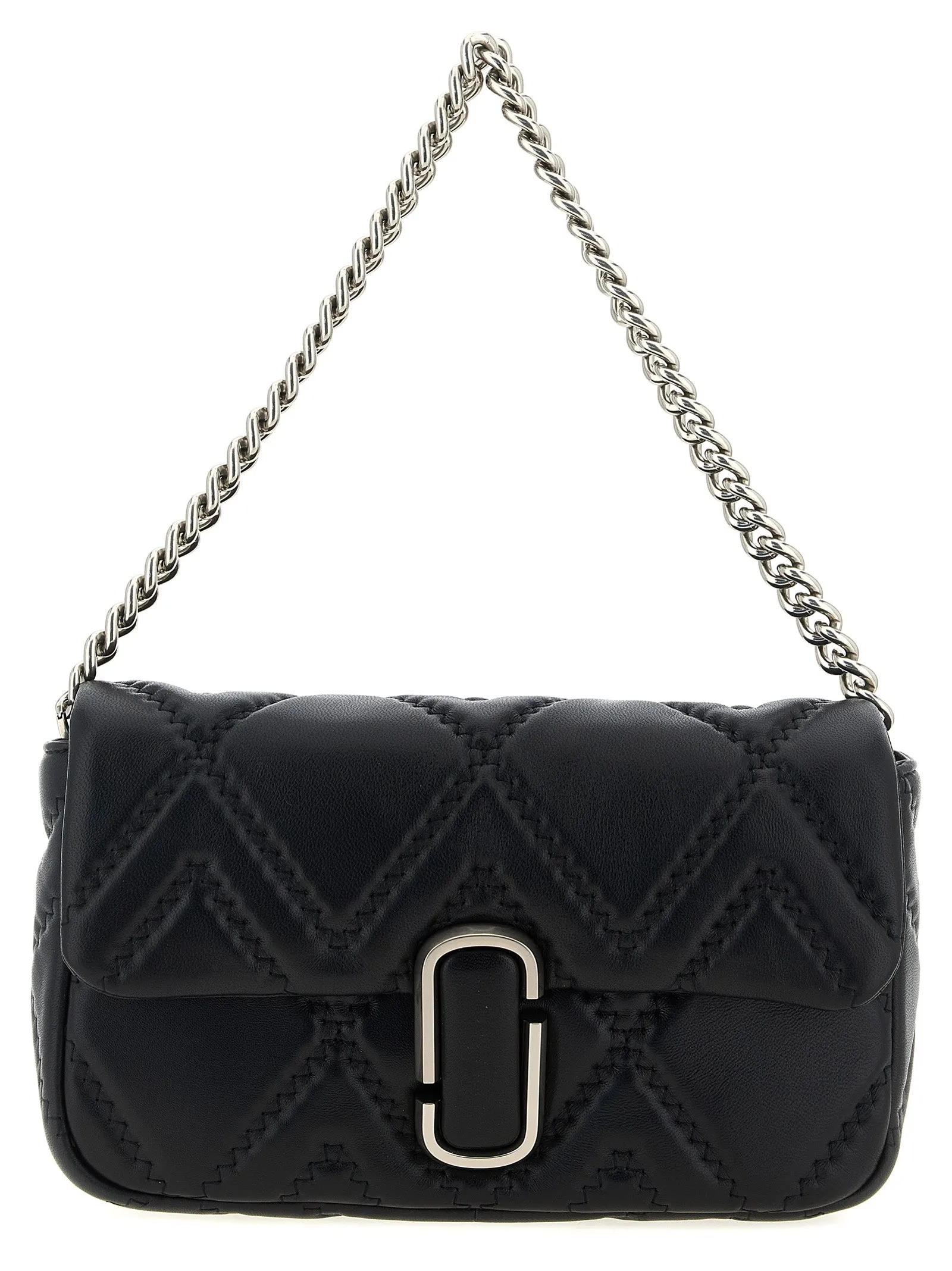 The Quilted Leather J Marc Borse A Spalla Nero