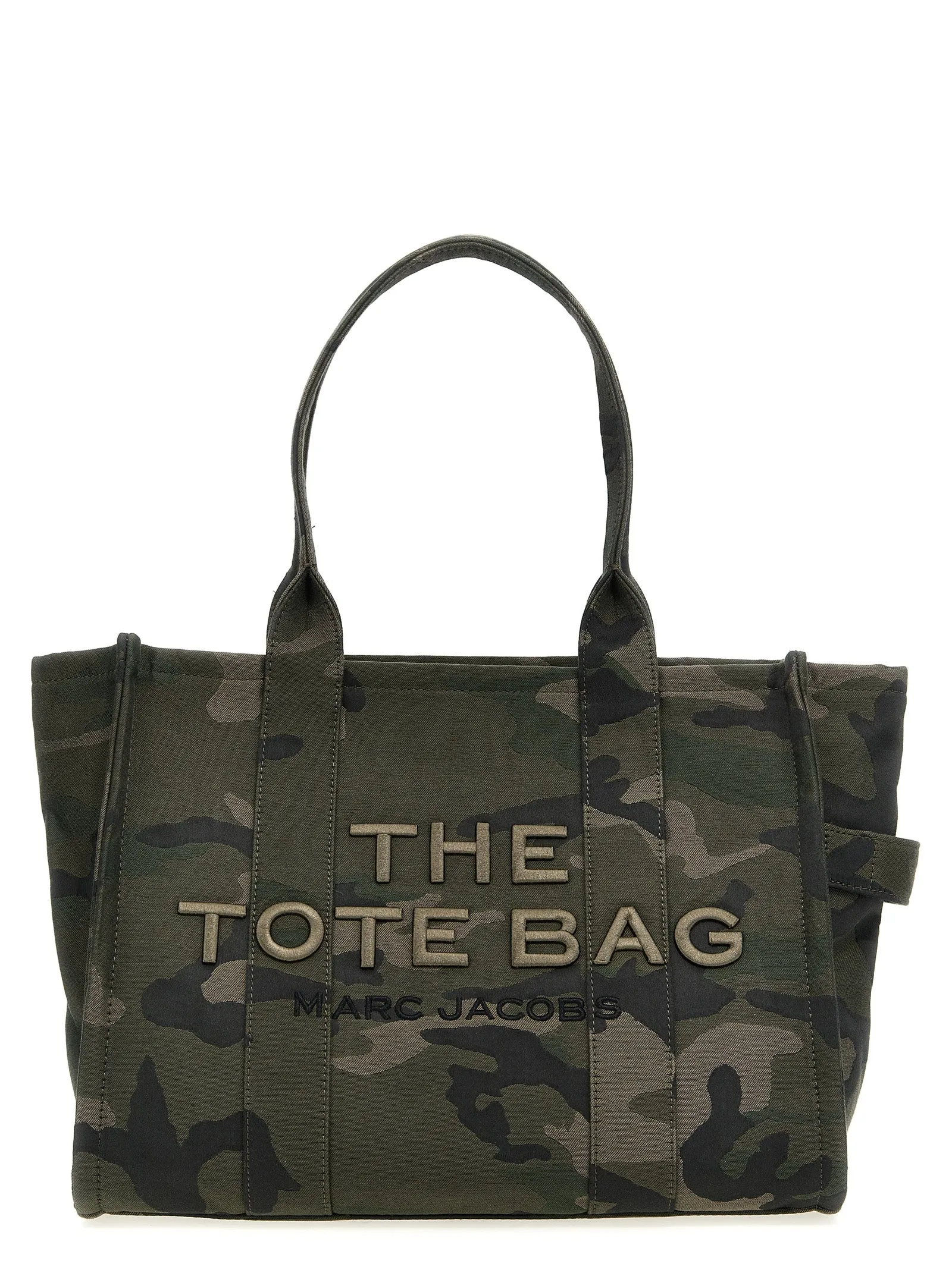 The Camo Jacquard Large Tote Tote Verde