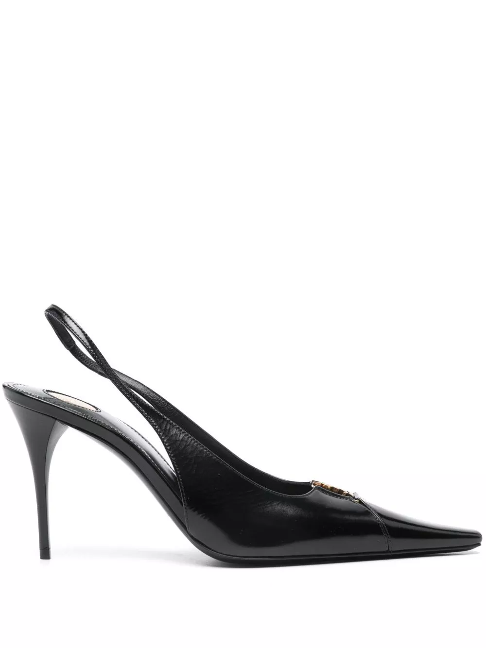 Decolleté slingback babylone in pelle di Saint laurent