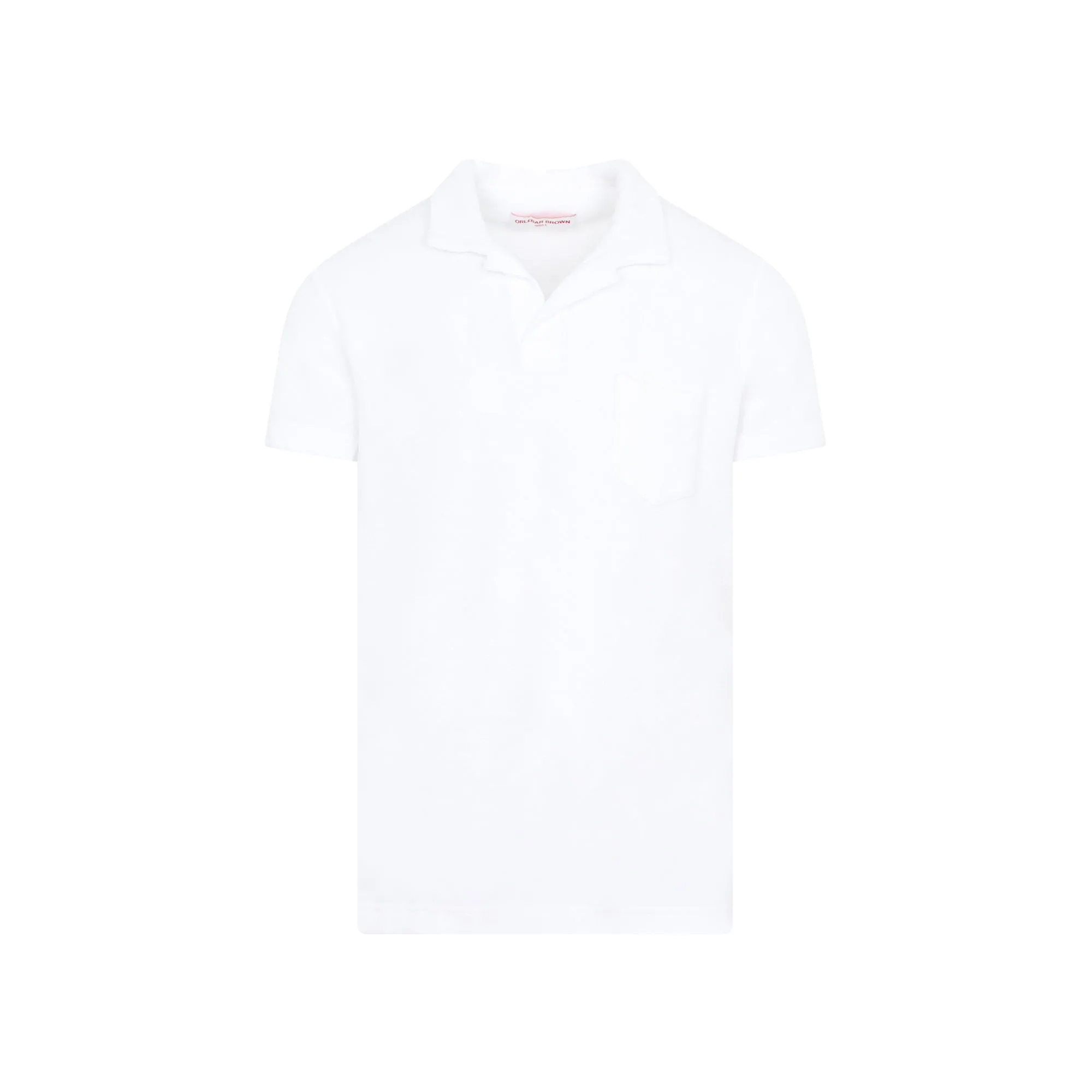 White Terry Cotton Polo