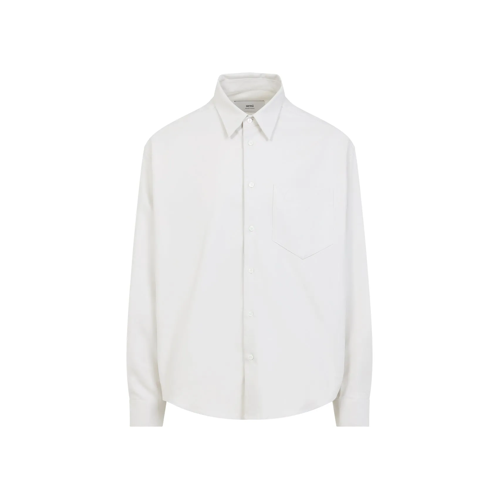 Light Ivory Embossed Adc Cotton Shirt