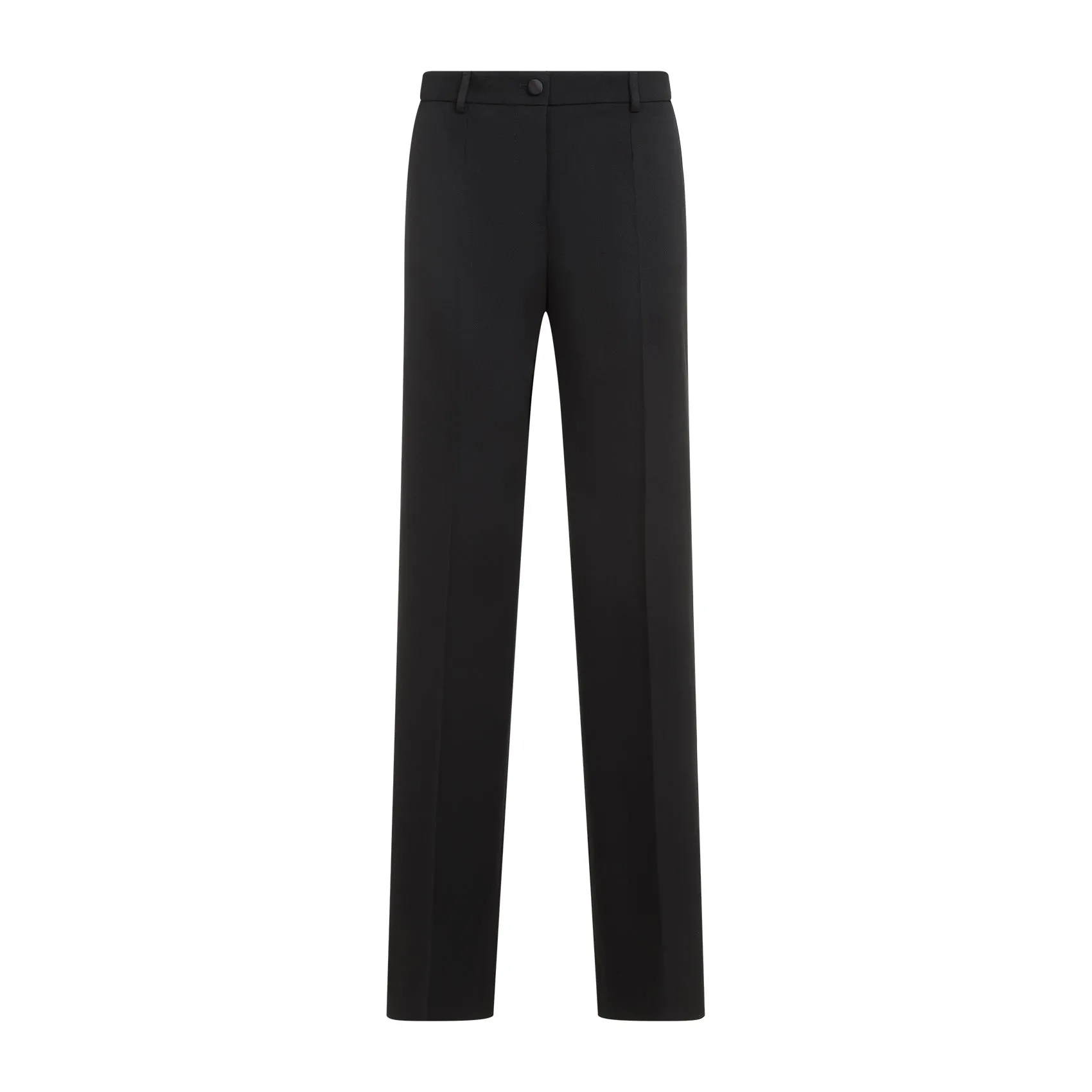 Black Virgin Wool Pants