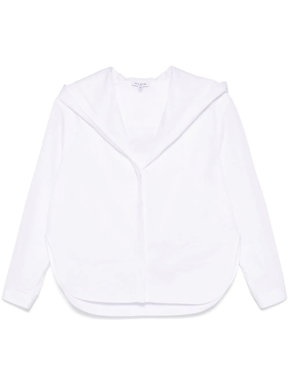 Camicia Con Cappuccio In Popeline