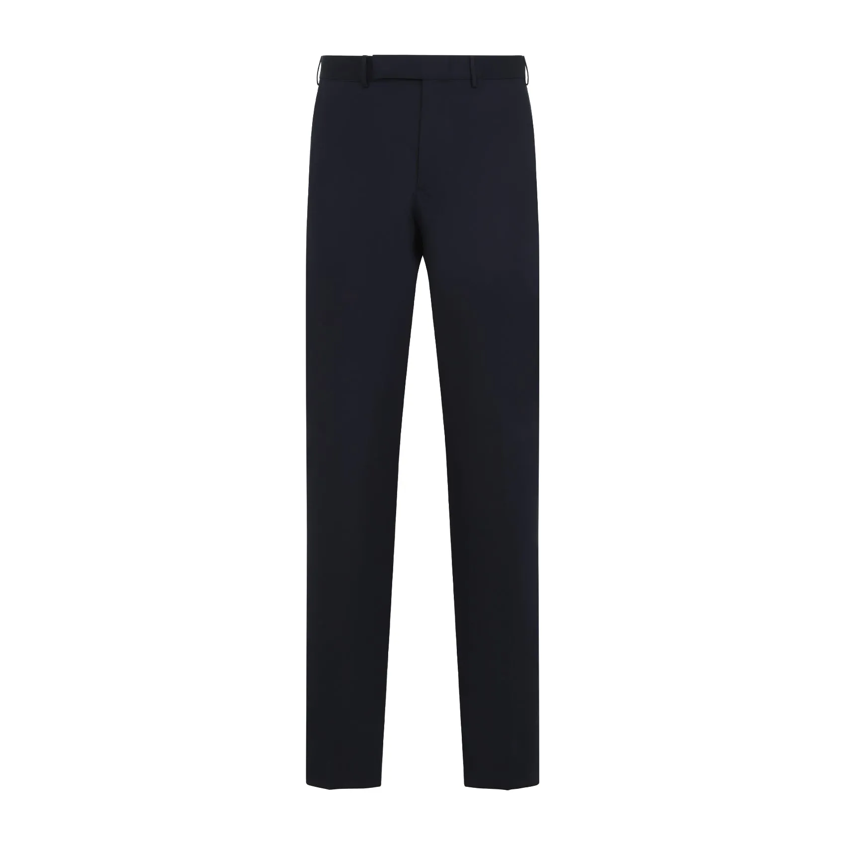 Blue-Navy Cotton Formal Pants