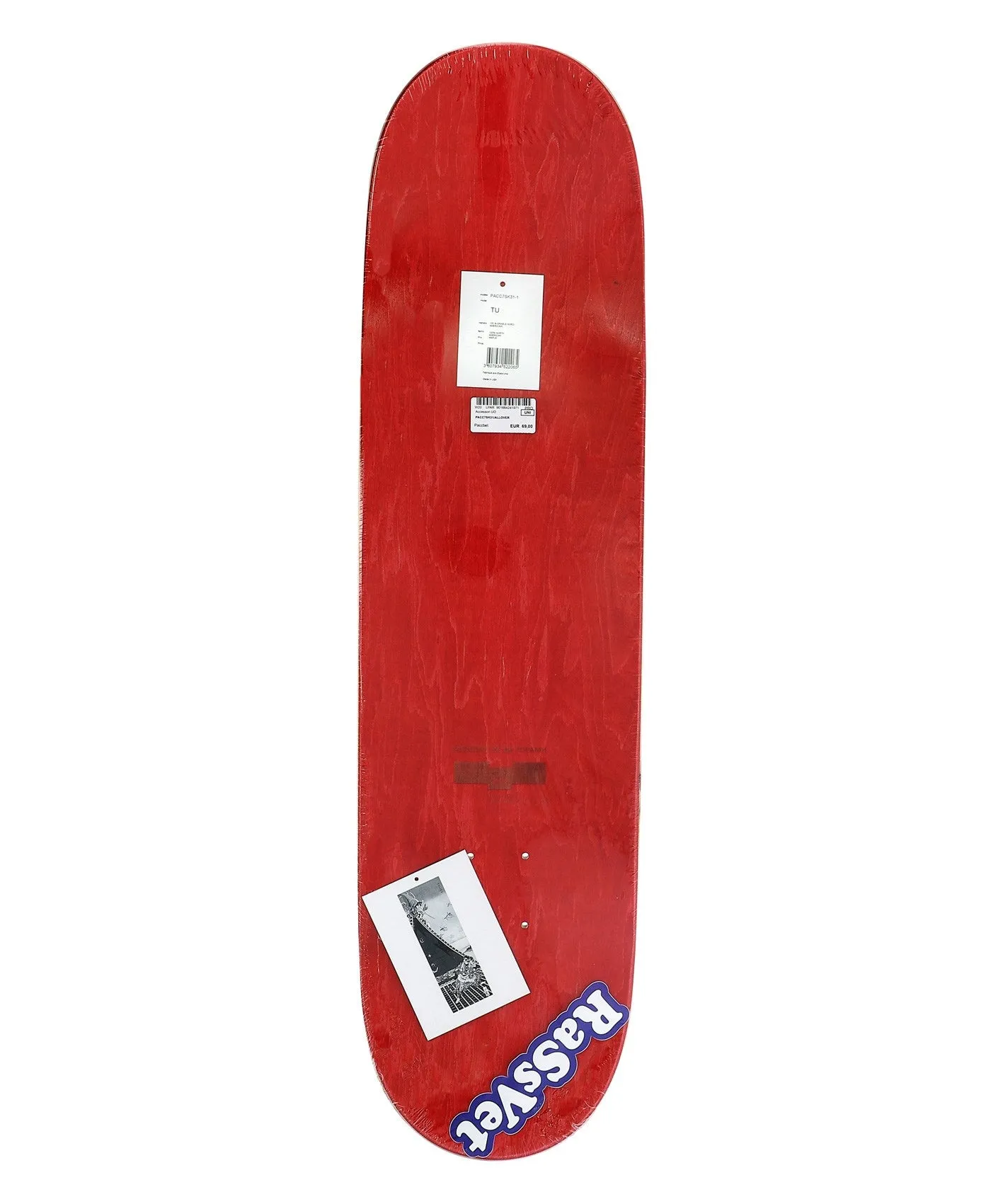 All-Over Print Skateboard Activewear Rosso