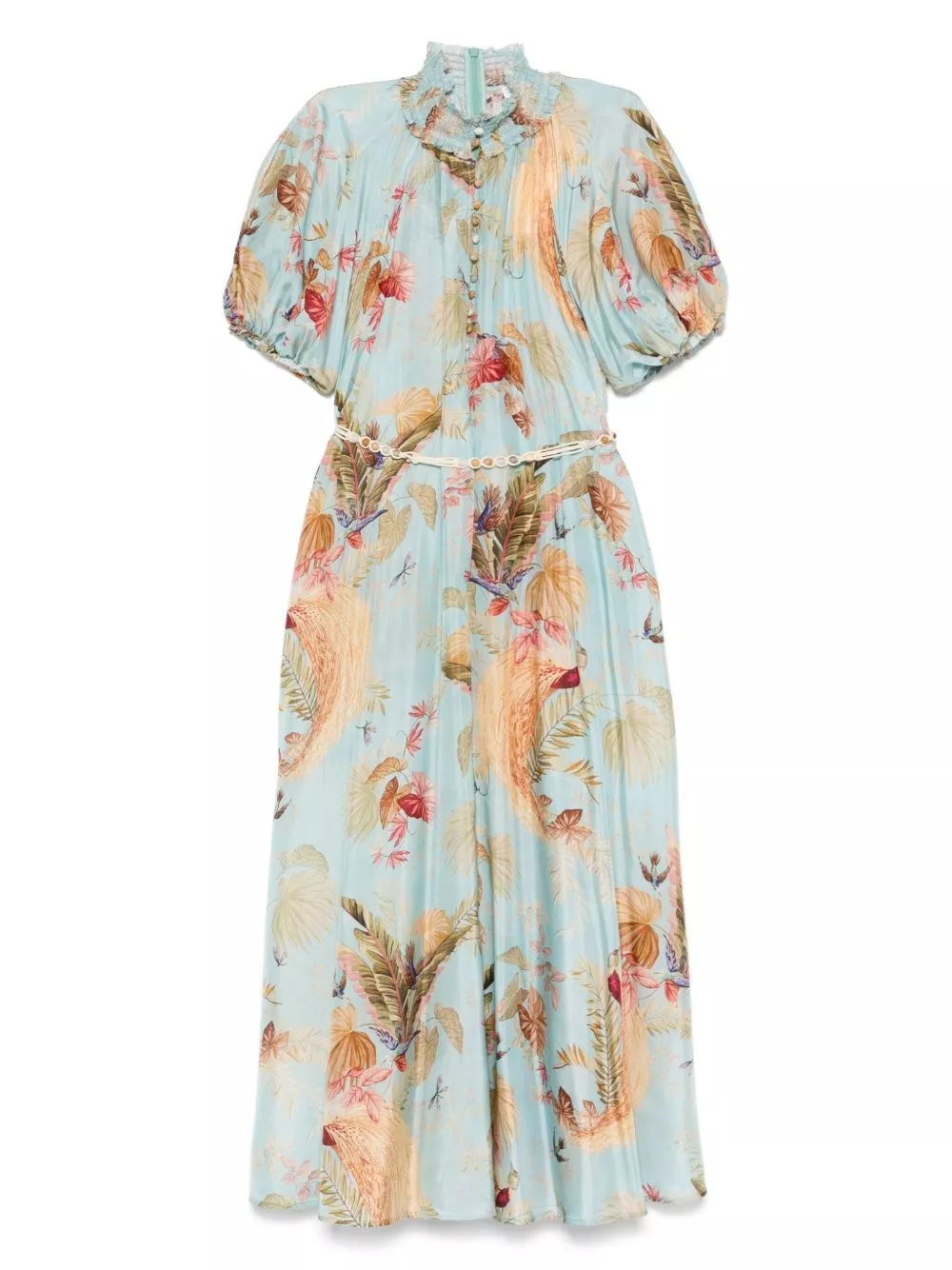 Abito ascension in seta stampato di Zimmermann