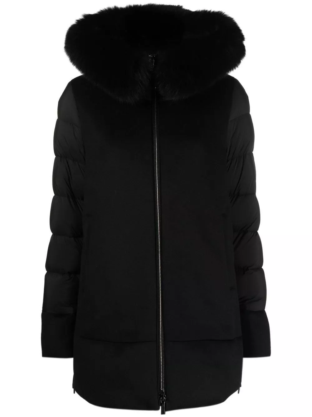 Pimino fresia media lunghezza con cappucio e pelo di Moorer