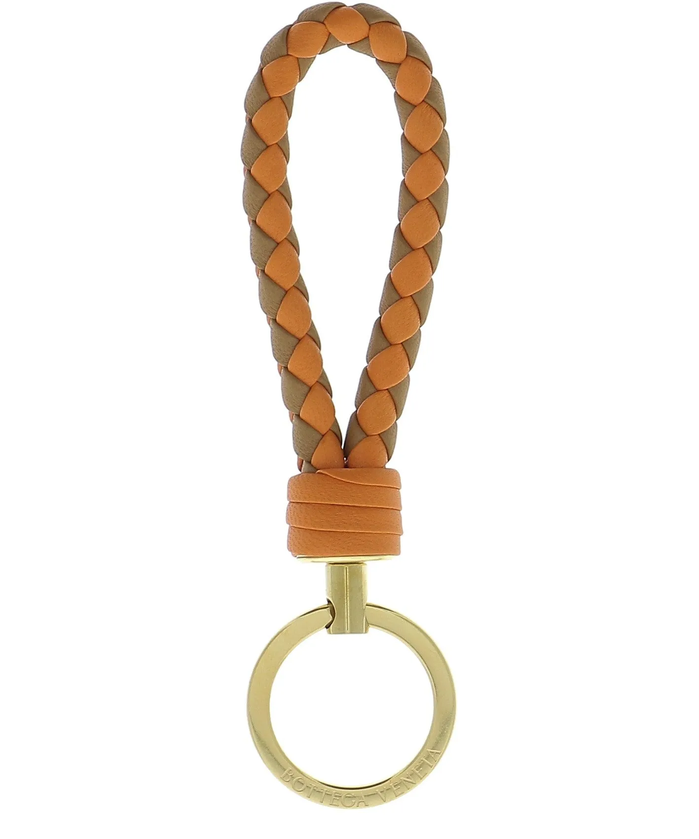 Braided Leather Key Holder Kitchen & Outdoor Items Arancione
