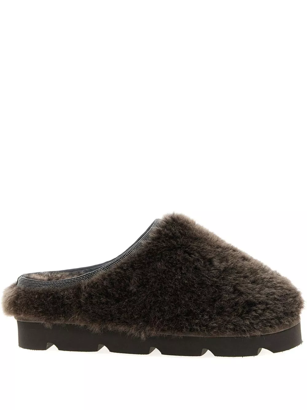 Slipper in pelliccia di Brunello cucinelli