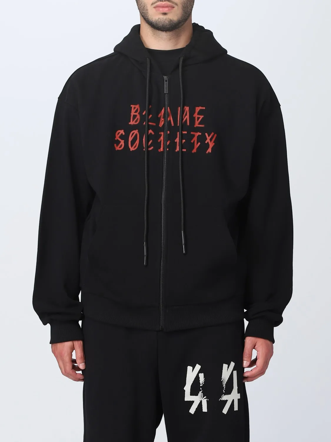 Felpa 44 Label Group in cotone stampato