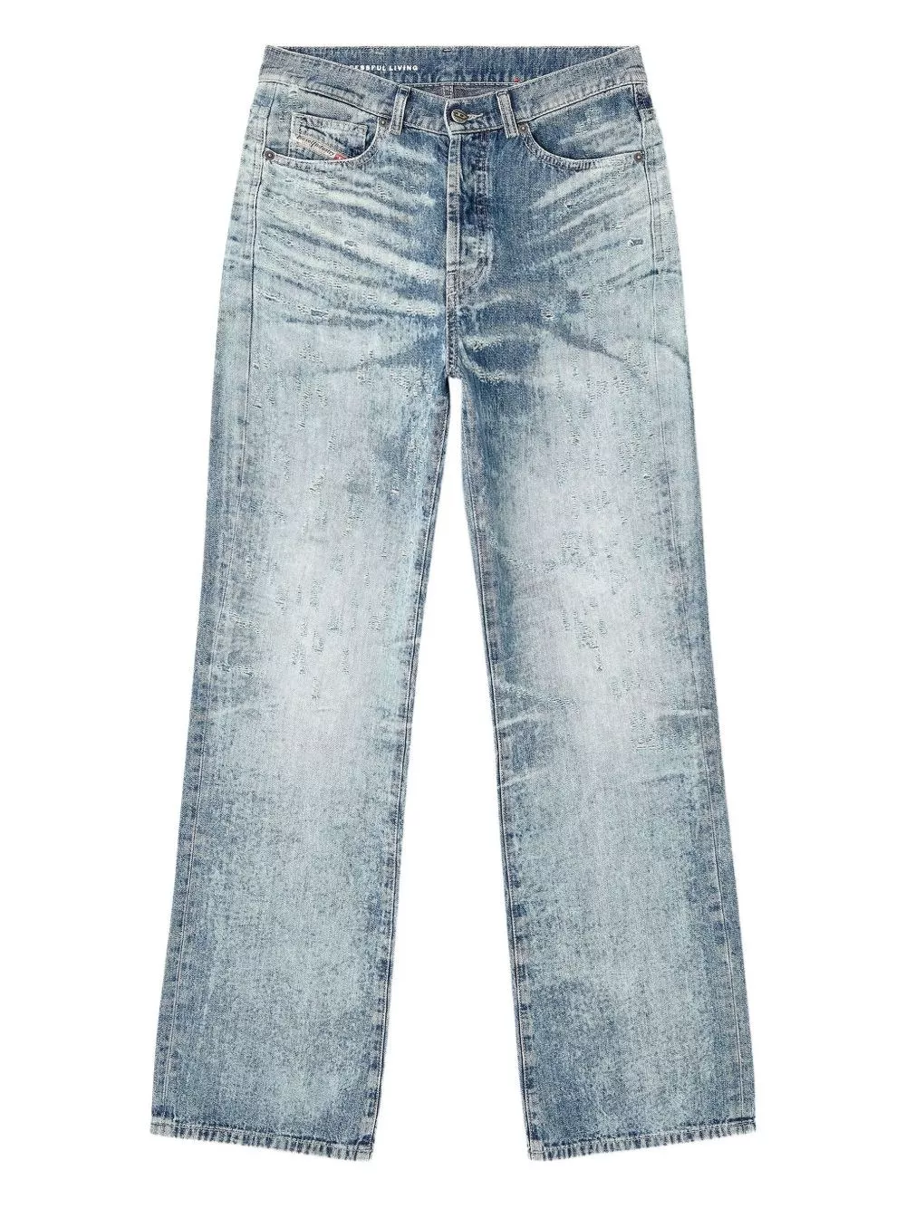 Jeans denim in cotone di Diesel