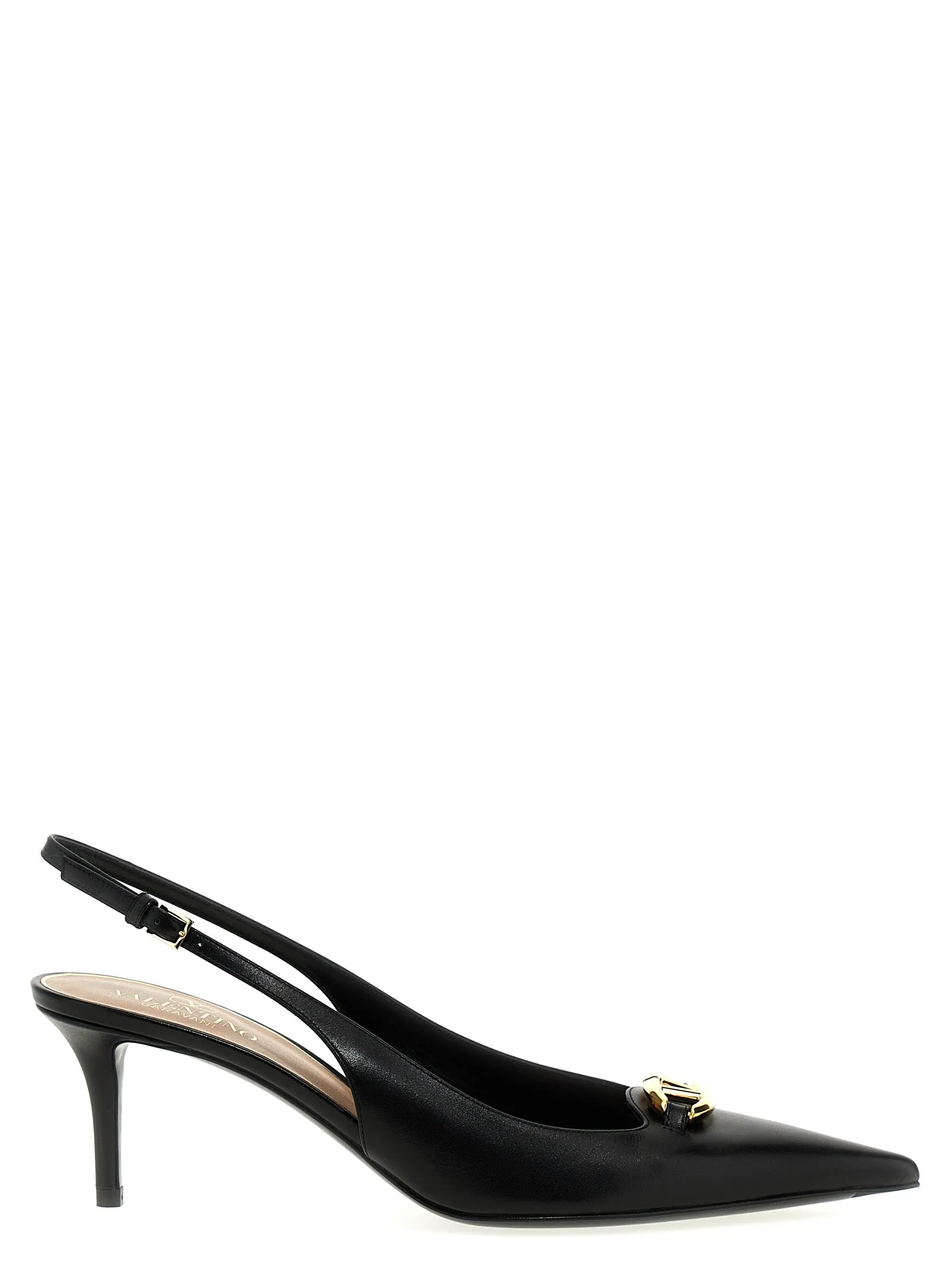 Valentino Garavani Slingbacks Decollete Nero