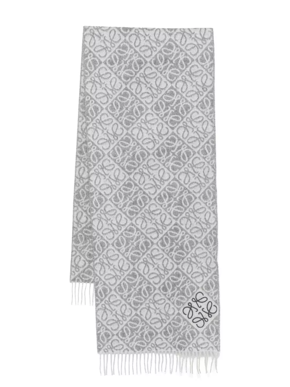 Sciarpa anagram in lana cashmere di Loewe