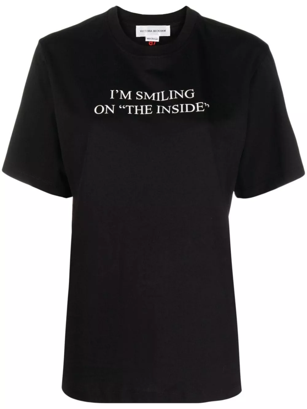 T-shirt i'm smiling on the inside di Victoria beckham