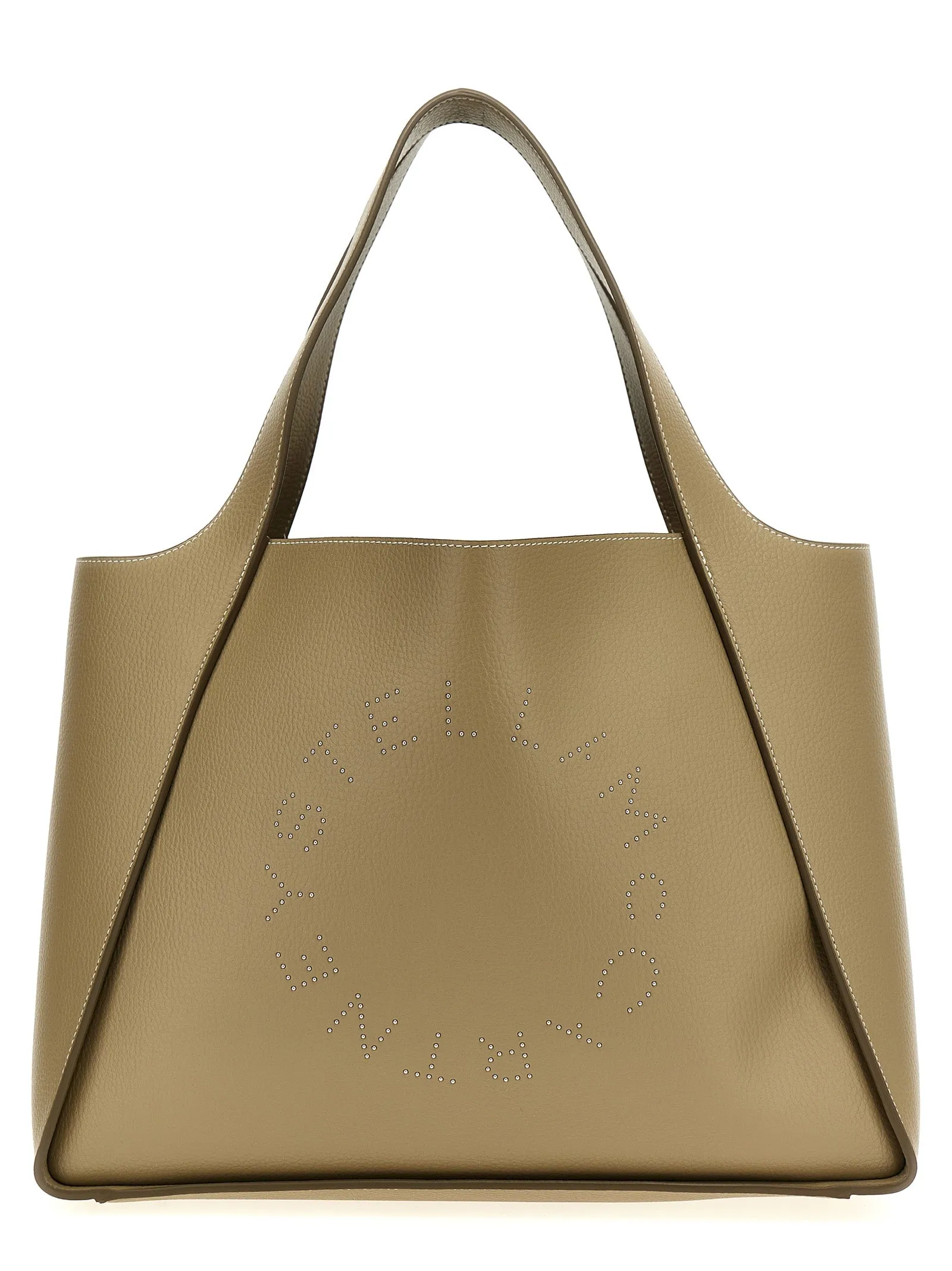 Logo Shopping Bag Tote Grigio