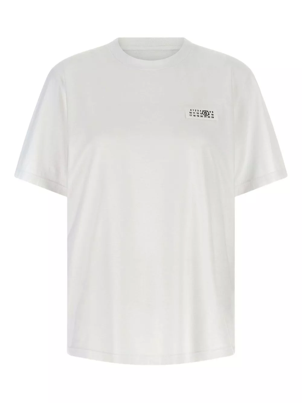 T-shirt in cotone con logo di Mm6 maison margiela