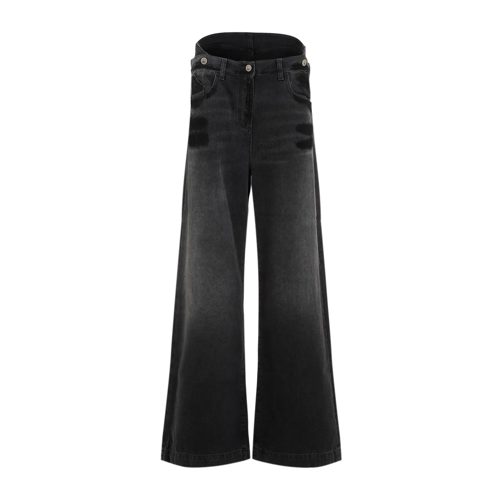 Black Cotton Jeans