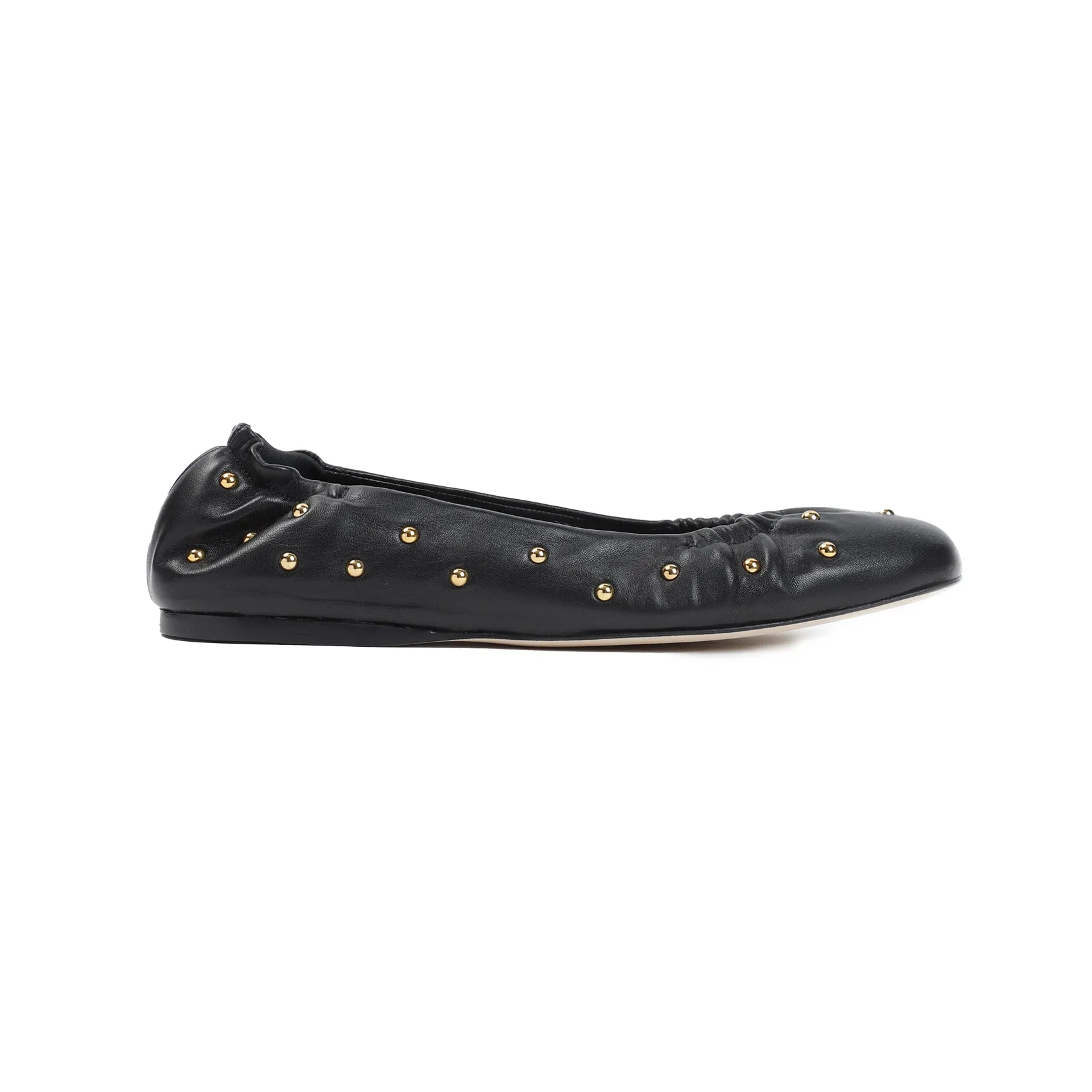 Black Eia Lamb Leather Ballerinas