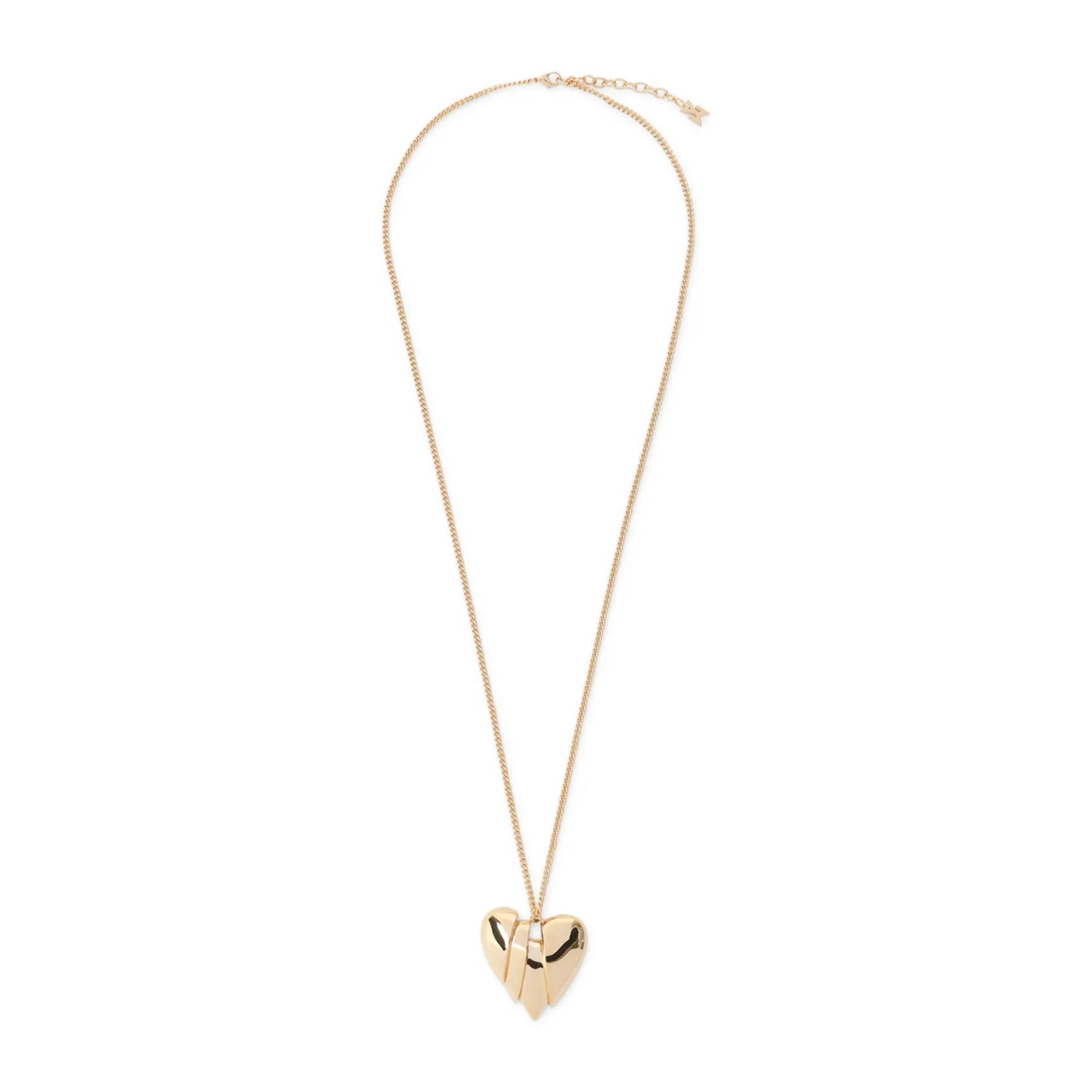 Gold Heartbreaker Brass Necklace