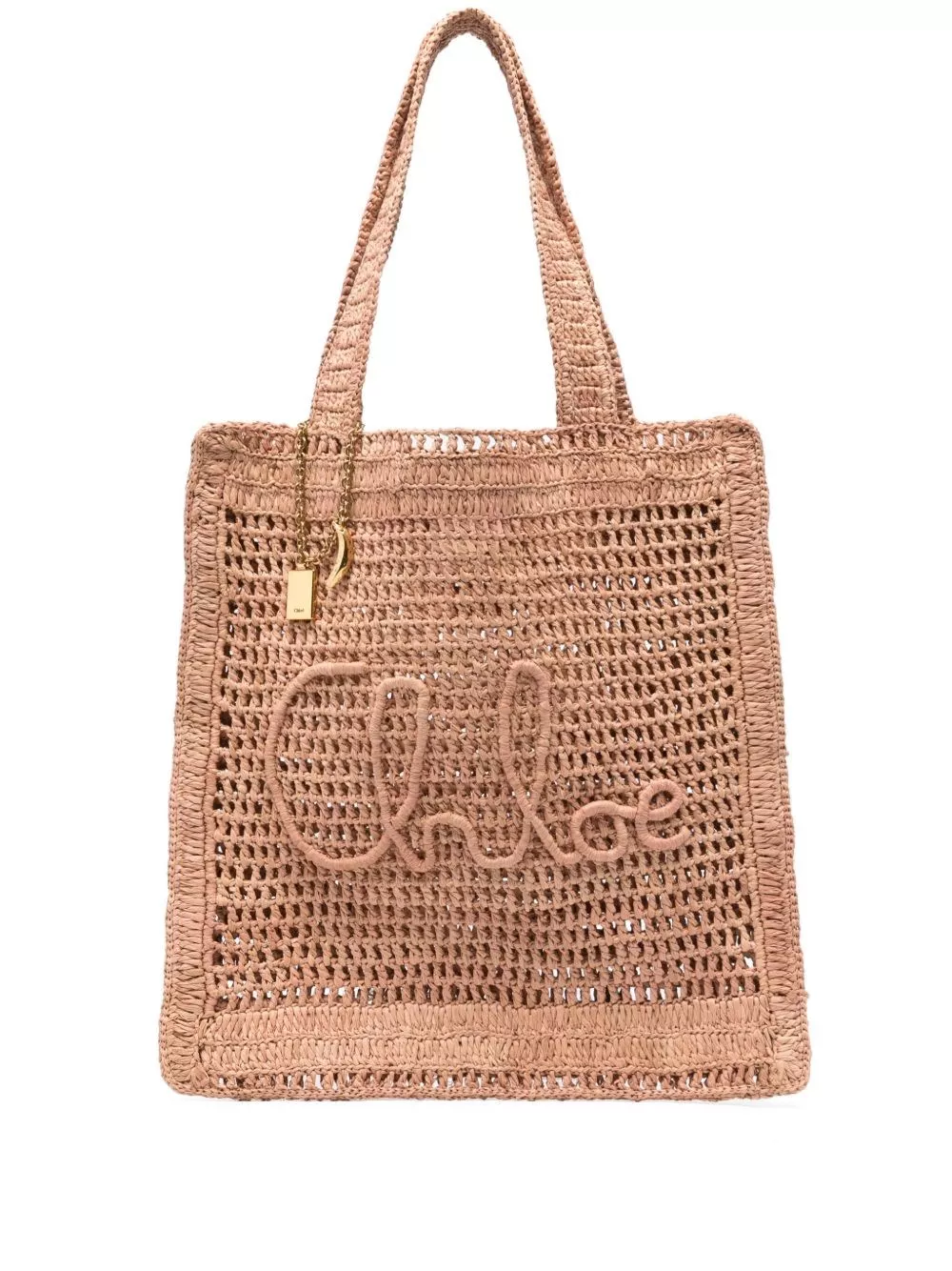 Borsa in rafia summer banana di Chloè